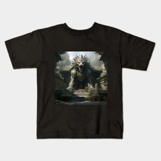 Mysterious and scary door Kids T-Shirt